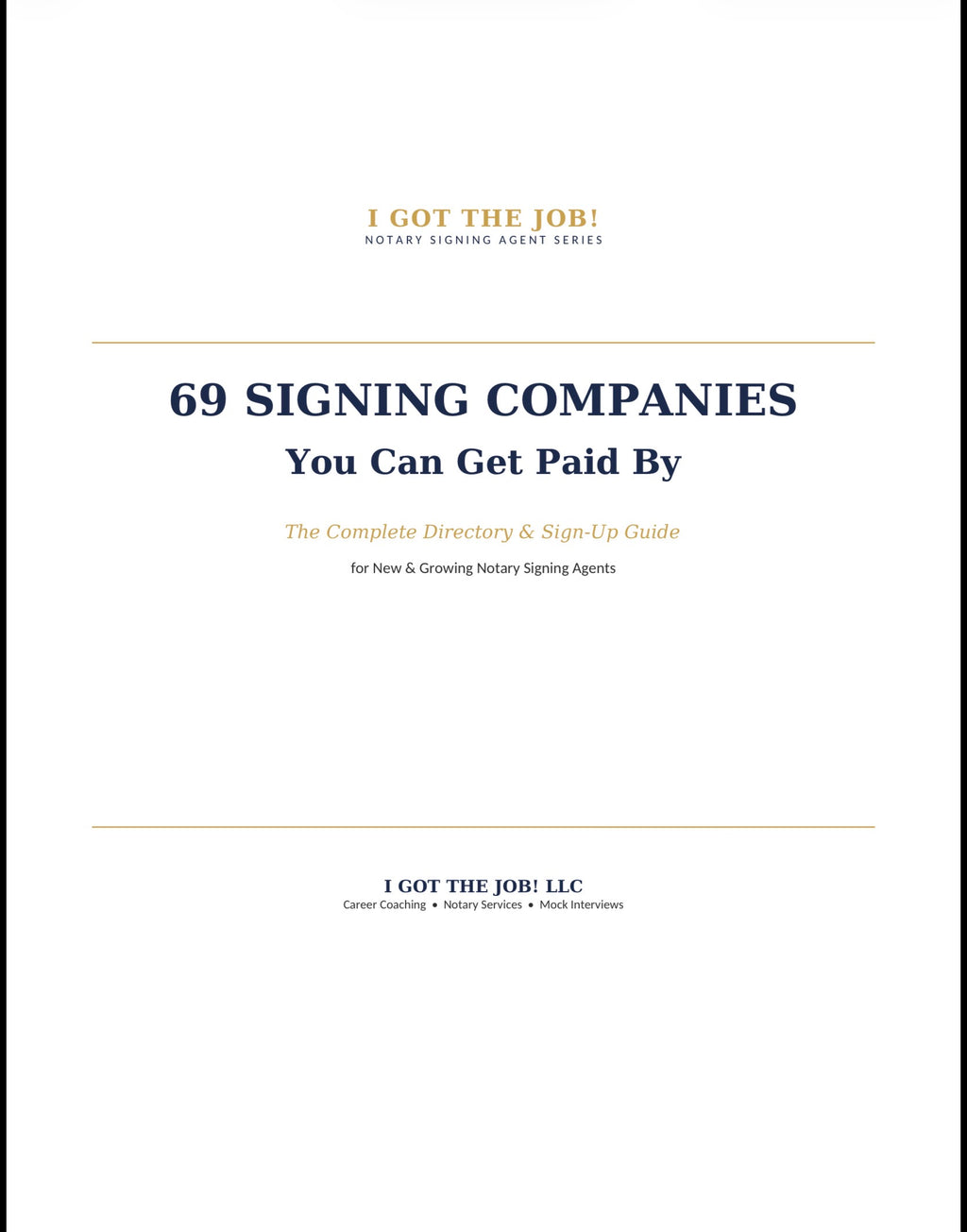 Complete Notary Signing Agent E-Book Bundle