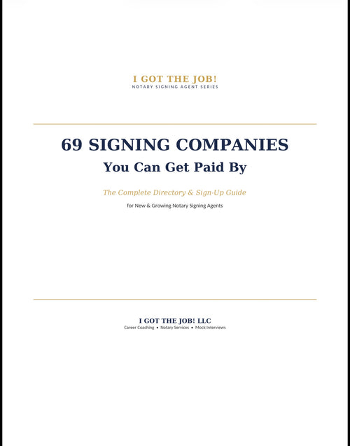 Complete Notary Signing Agent E-Book Bundle